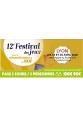 Festijeux de Lyon - Forfait 2 jours / 2 personnes