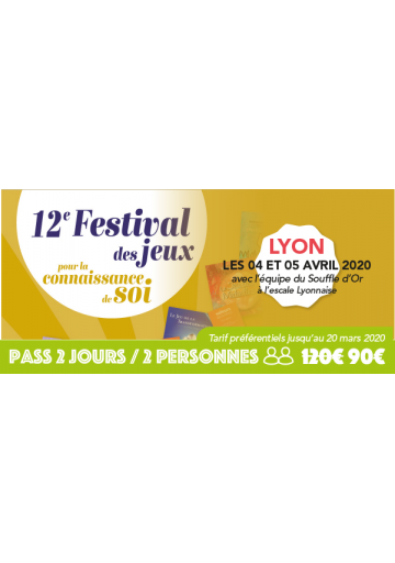 Festijeux de Lyon - Forfait 2 jours / 2 personnes