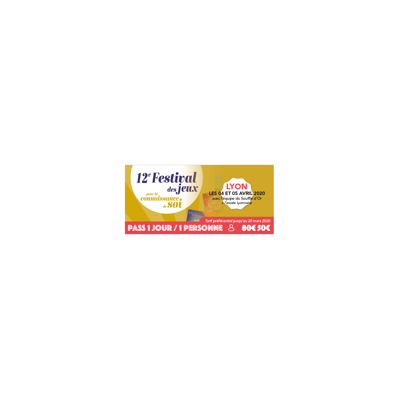 Festijeux de Lyon - Forfait 1 jour / 1 personne