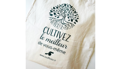Pack tote bag + pochon 100% coton bio