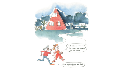 La maison en A, la BD