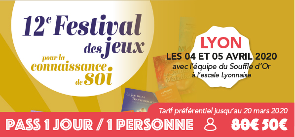 Festijeux de Lyon - Forfait 1 jour / 1 personne